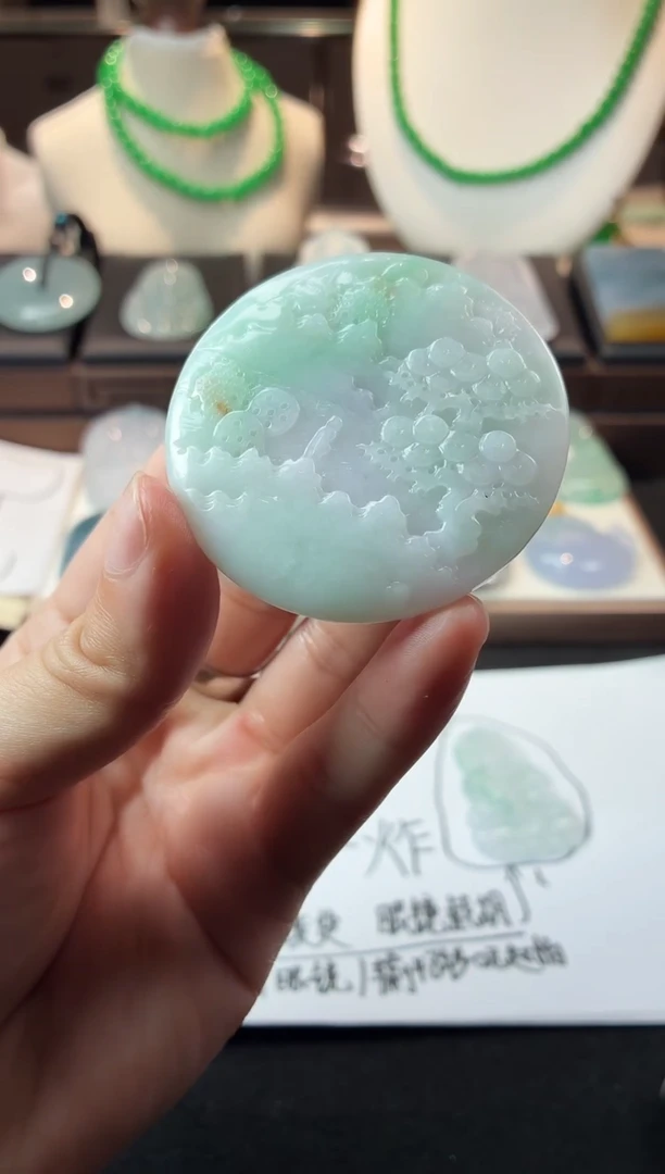 未镶嵌定制翡翠耳**~毛货不退不换