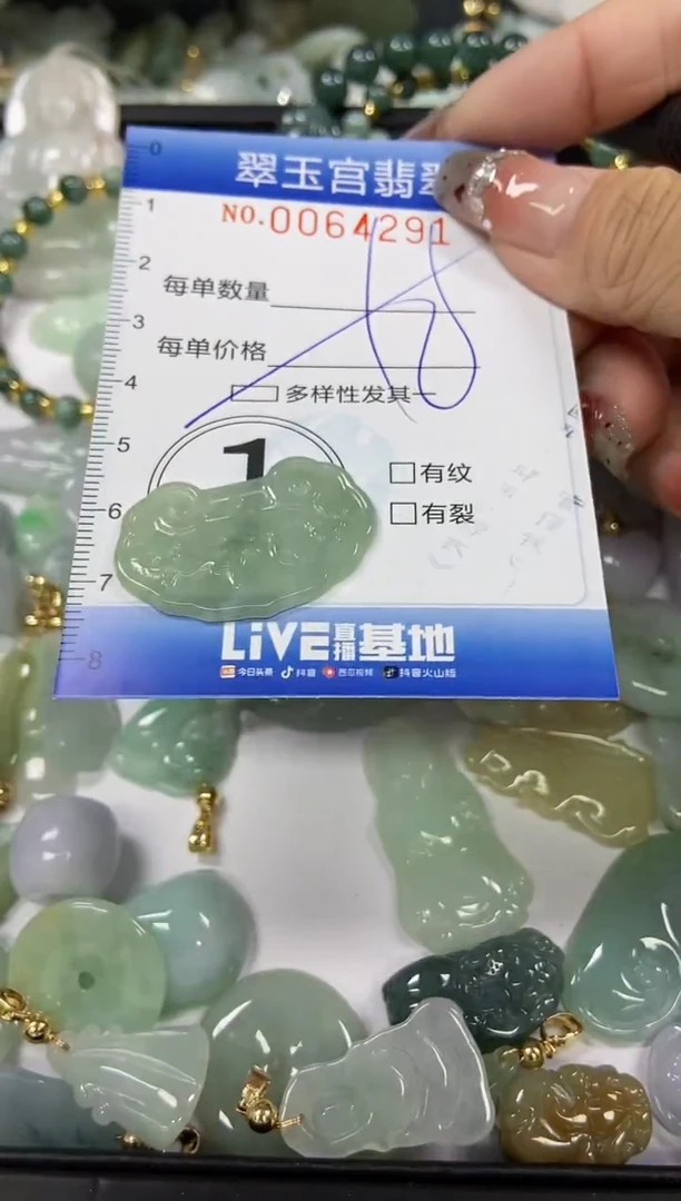 【闪购商品】翡翠颈饰未镶嵌闪购商品0064291多样性发其一