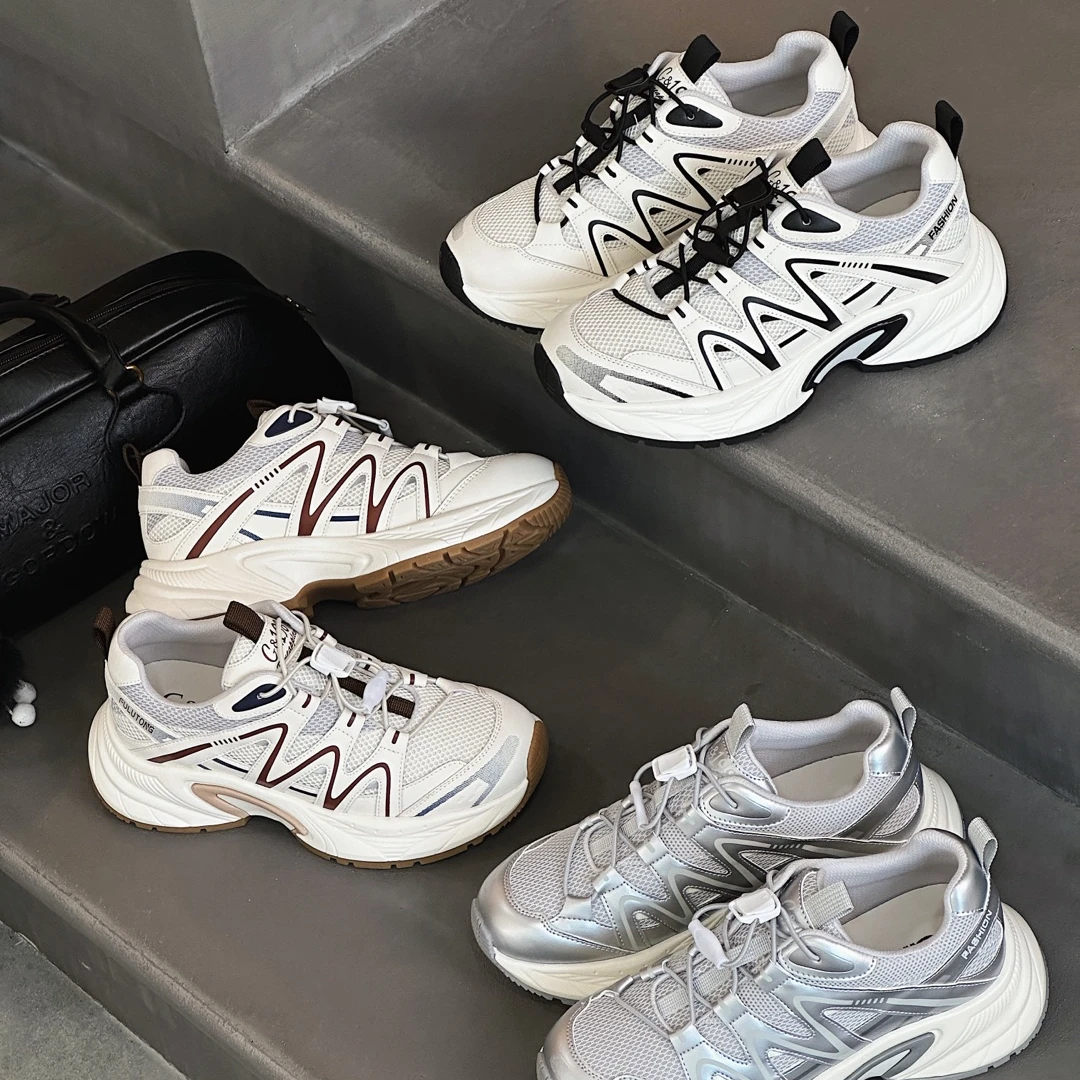 根据主播叫号下单--时尚厚底休闲老爹鞋