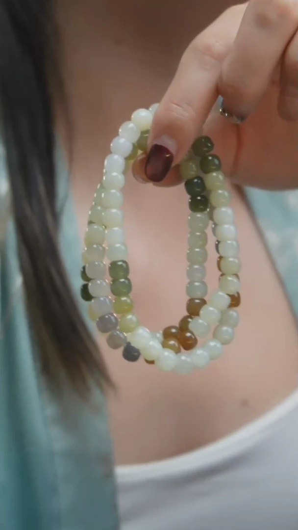 【闪购商品】和田玉多圈未镶嵌L9