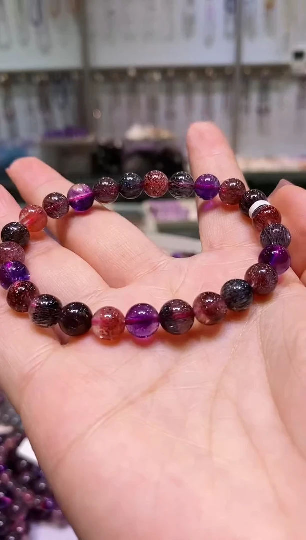 未镶嵌手链水晶多样性发其一超七7.5+