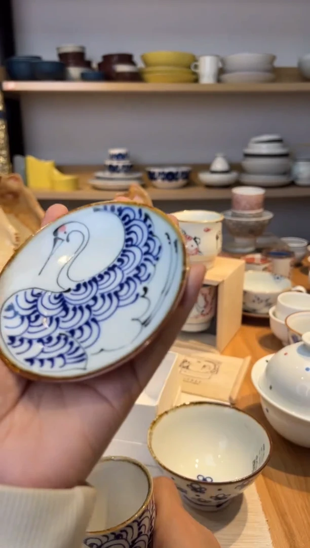 【闪购商品】盘kotohogi 小皿 鶴kotohog