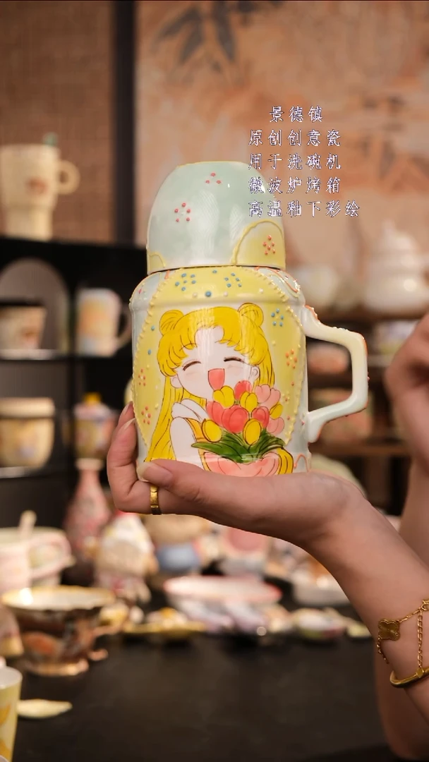 摆件旺的可以陶瓷设计师款