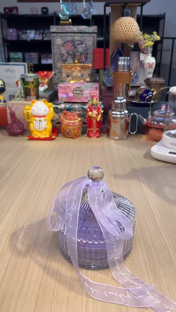 30紫罗兰雪莲岩石花香薰蜡烛