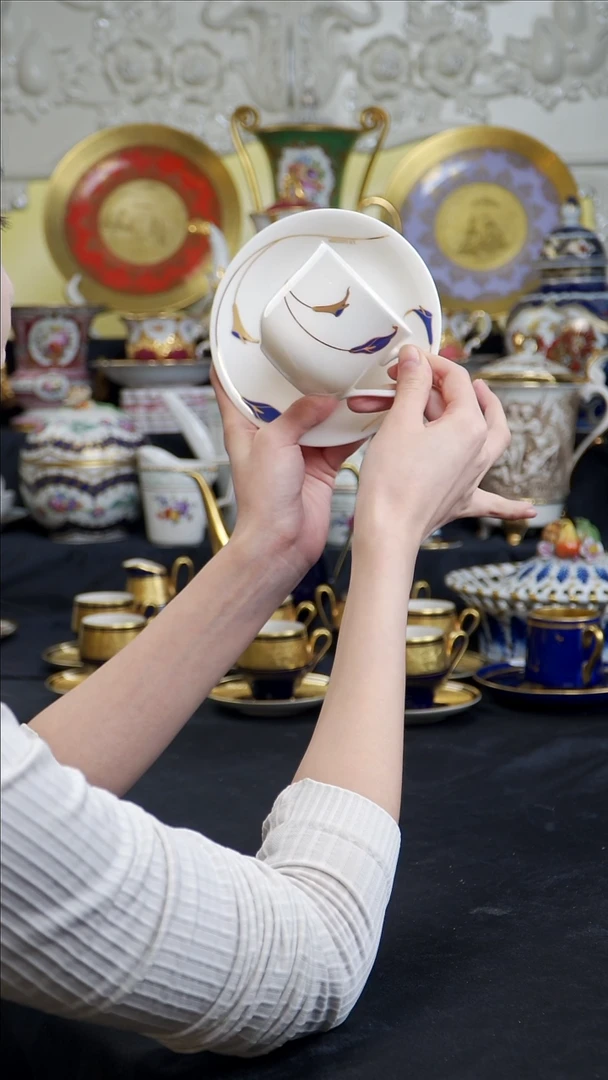 骨瓷婷婷中古器物如图所示85
