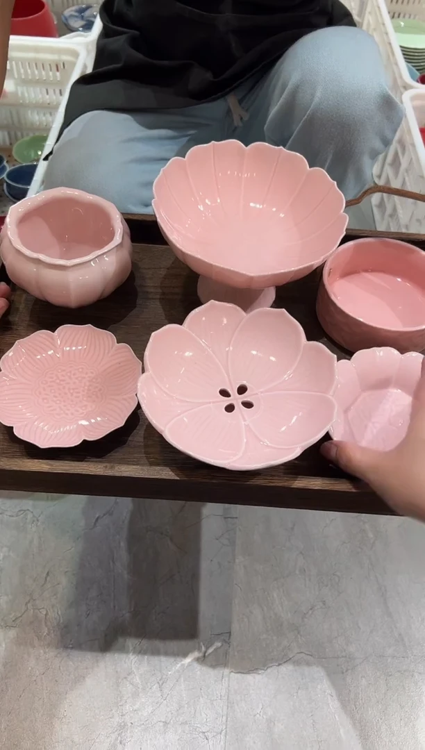 瓷片微瑕商品，介意勿拍②-pan粉
