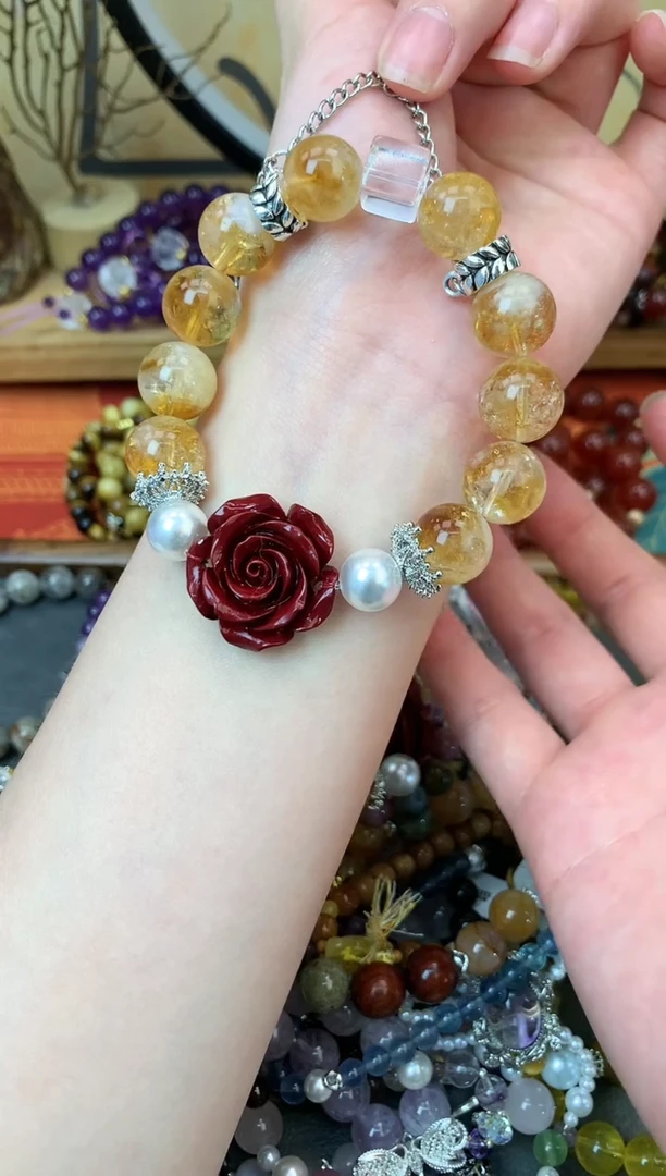【闪购商品】水晶手链未镶嵌花语轩1385