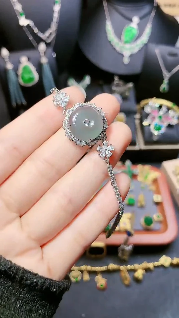 【闪购商品】翡翠手链未镶嵌手链