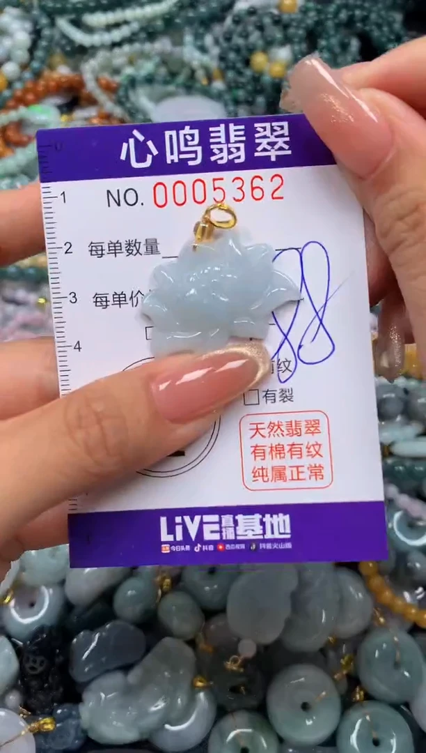 翡翠未镶嵌颈饰闪购005362