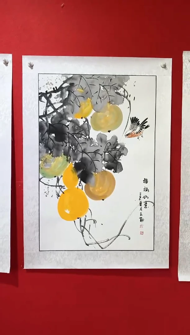 国画国画NYQ杰牛云勤老师作品