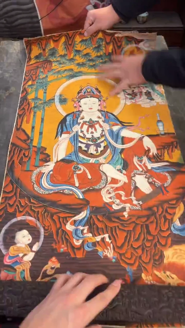 卷轴画大朱画院老六专属AA90