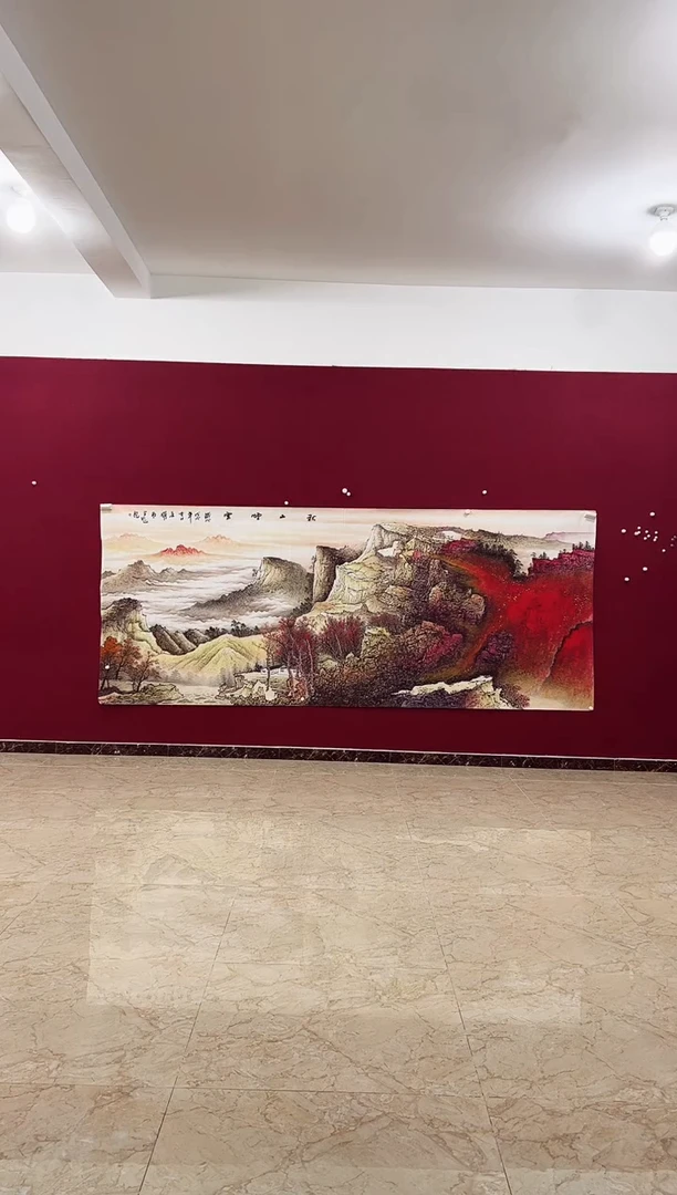 国画陶**决师文娟的国画作品