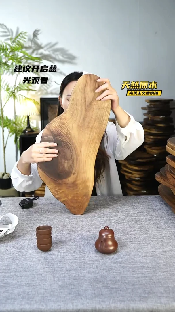木北美黑胡桃原木.干裂疤结不属于商品质量问题完美主义者慎拍