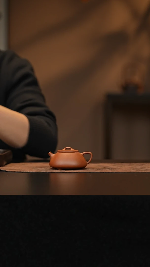 【闪购商品】紫砂茶壶允禾斋 红泥 心舟石瓢