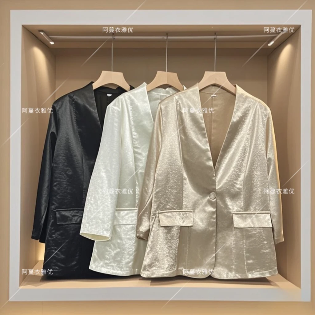 【衣雅严选】8099-1730#夏季新款重磅时尚休闲气质显瘦西装外套