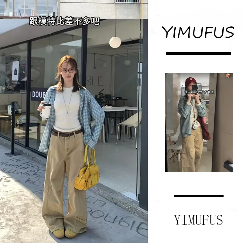 春季穿搭一整套女2025新款韩系时尚港风背心衬衫百搭休闲裤三件套