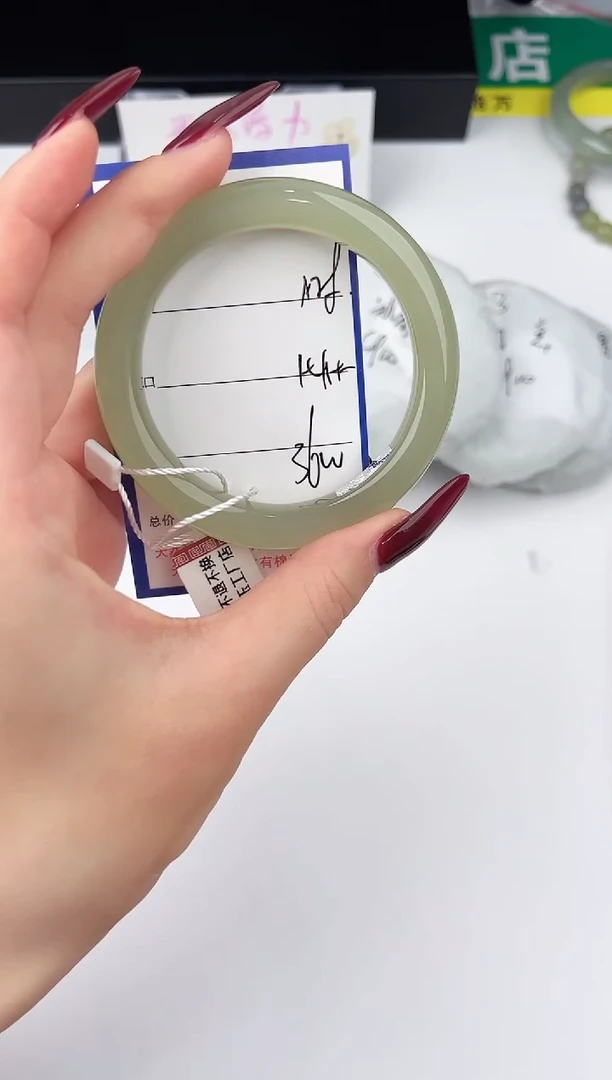 未镶嵌手镯和田玉@**@28颜色微差无瑕