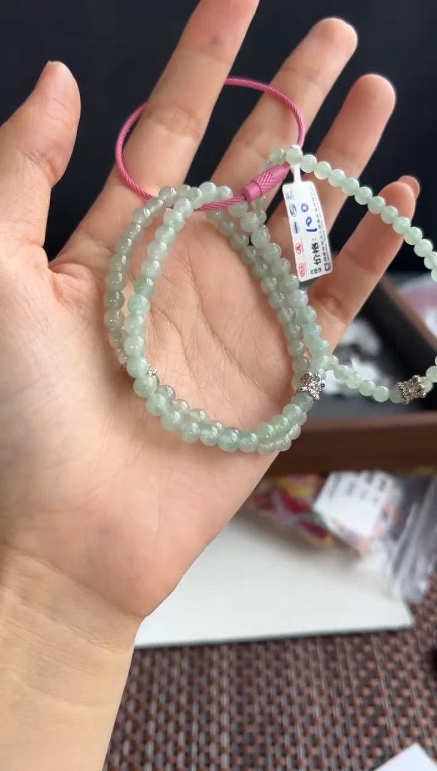 未镶嵌手串翡翠A9买断多样性发一
