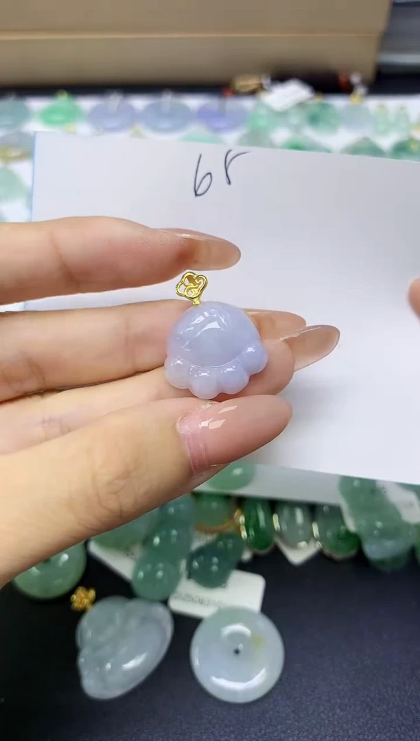 颈饰未镶嵌翡翠天然缅甸A货翡翠百元以上9元证书费自理