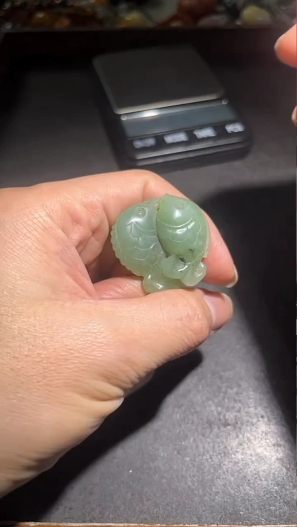 颈饰未镶嵌和田玉pz1121-58双鱼座