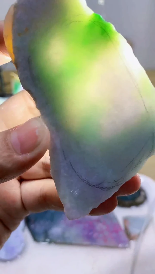 翡翠裸石0蒙0翡翠珠宝914