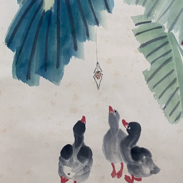 DZ11607 鸭 68*45 纸本