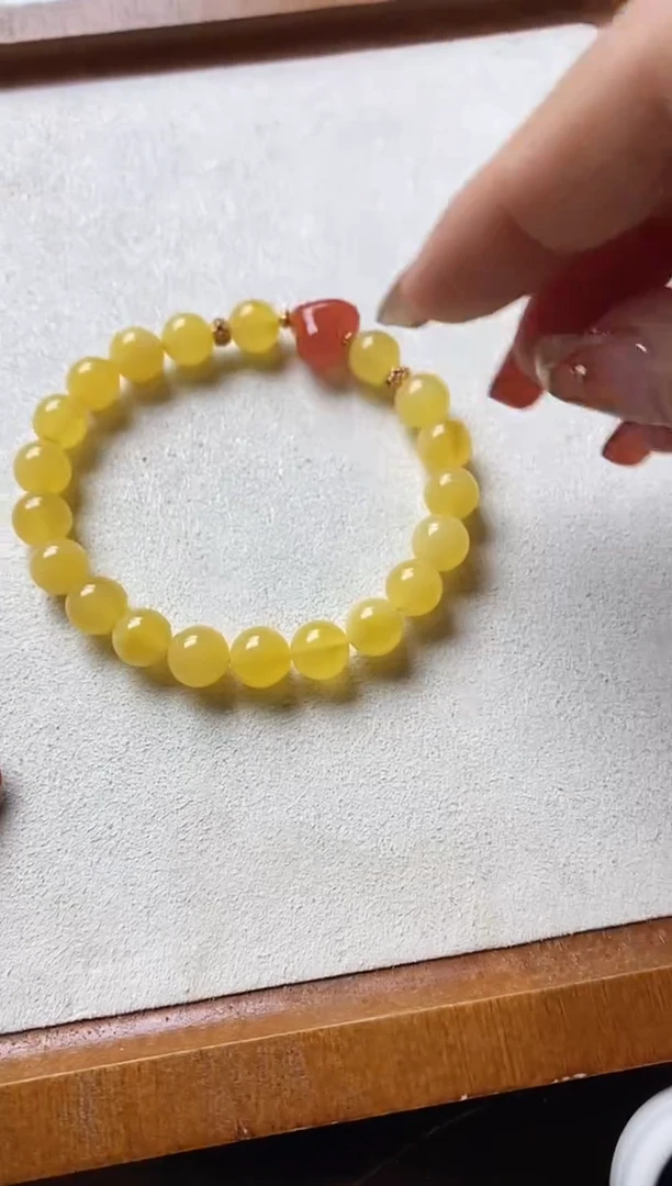 裸石琥珀未镶嵌手串