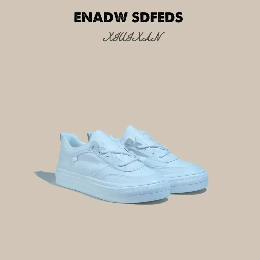 女鞋时尚板鞋2024秋季新款轻便软底休闲经典百搭德训鞋L-2001