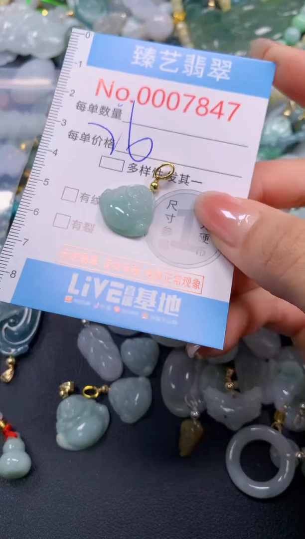 颈饰未镶嵌翡翠7847