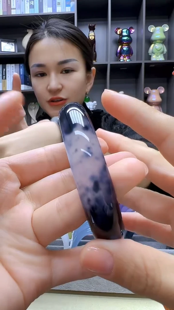 高货水墨diy劲饰正圈手镯
