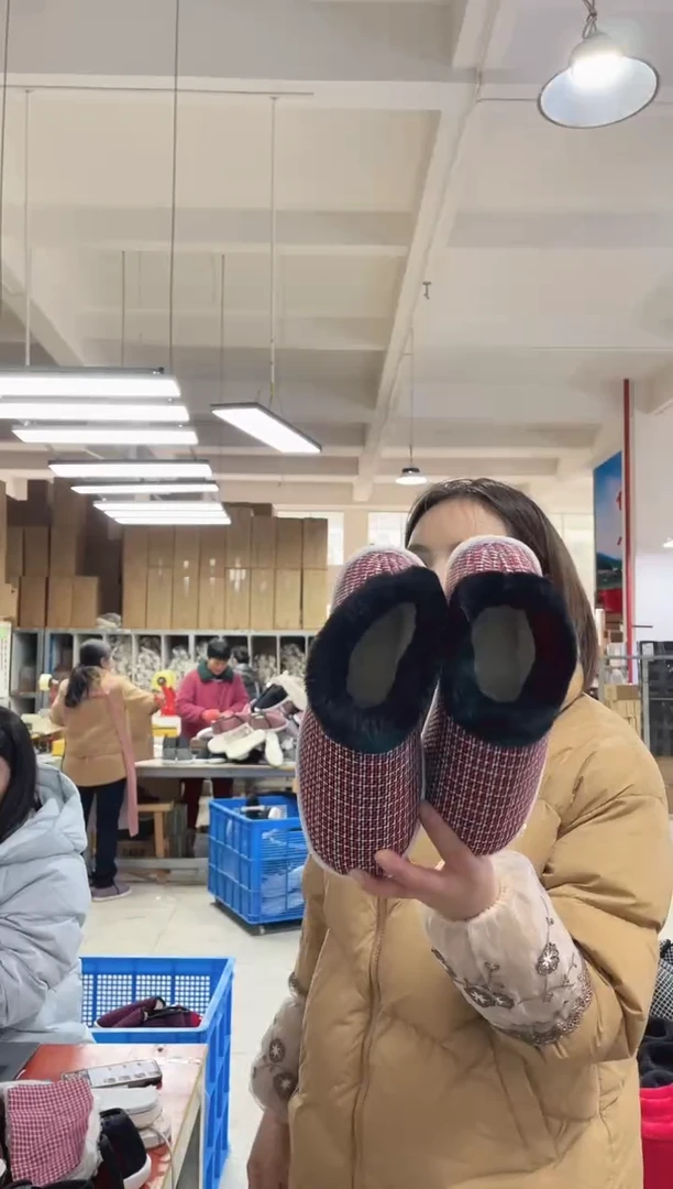 5-10麦红棉鞋38码