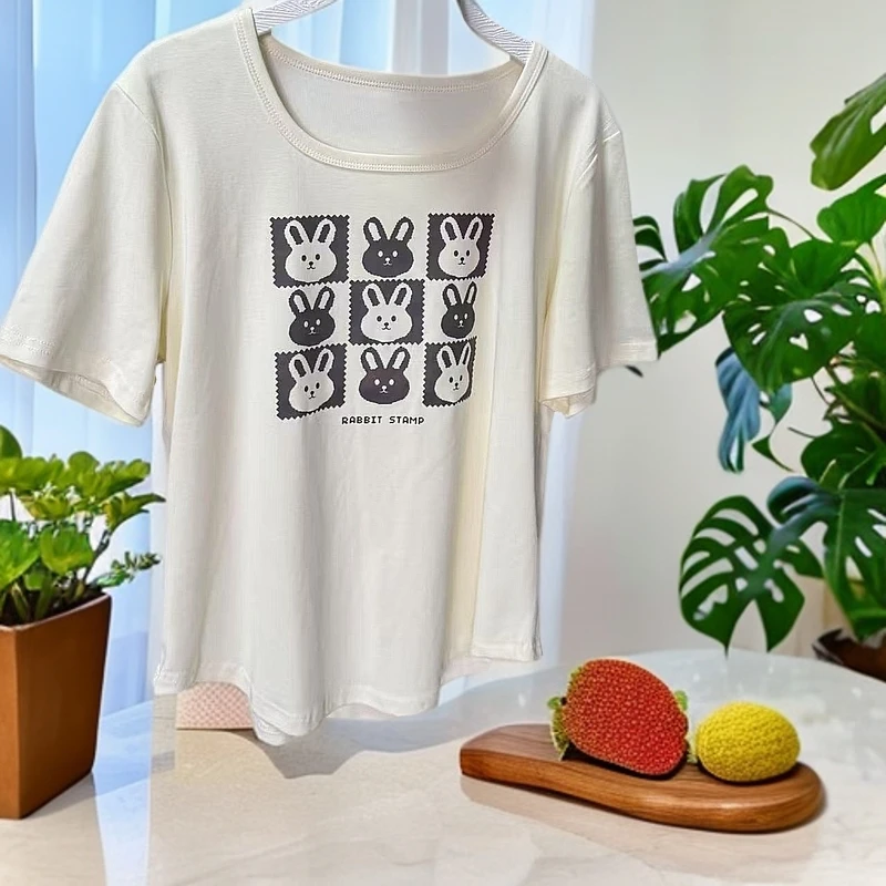 时尚潮流女装2025年新款大t恤