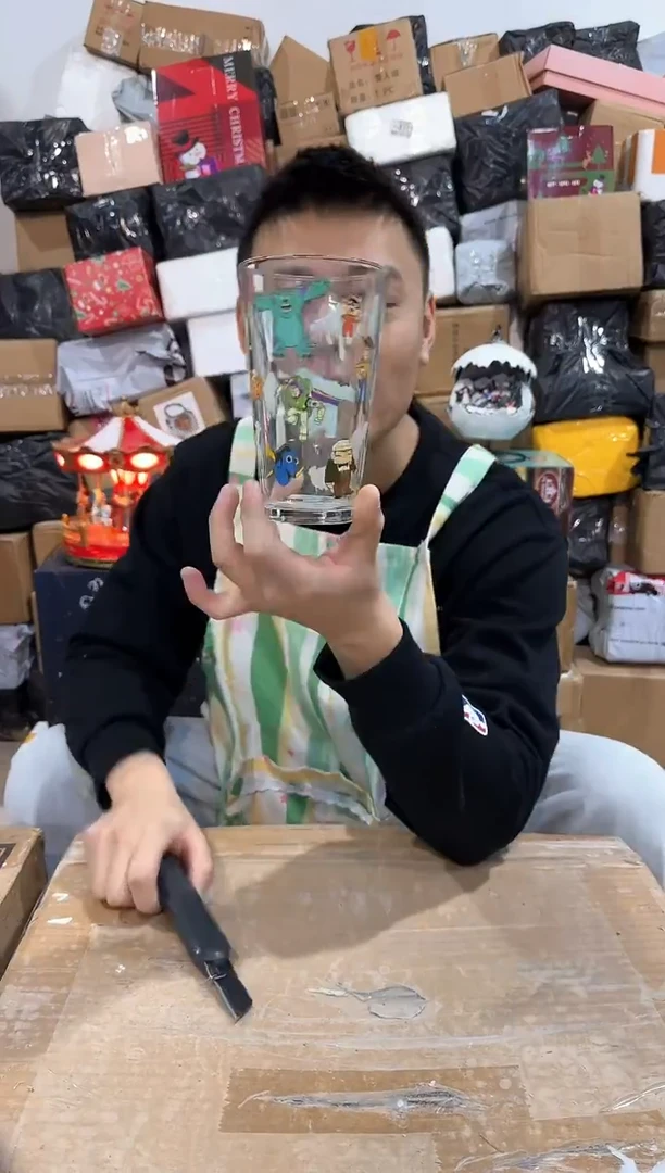 瓷片皮克斯合集玻璃杯