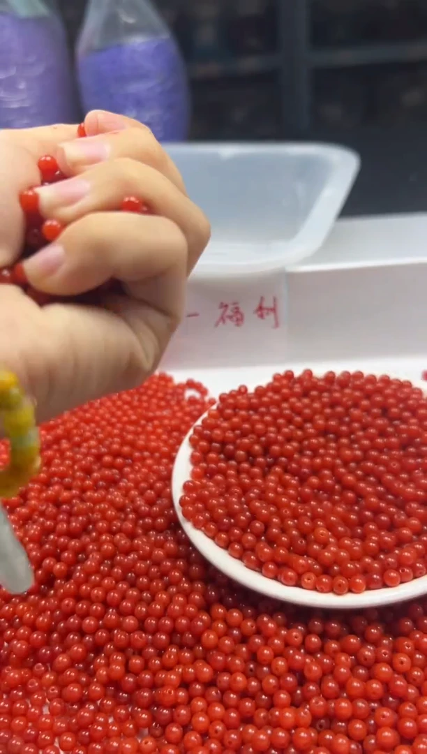 南红玛瑙未镶嵌颈饰W2271满肉南红4mm*108颗