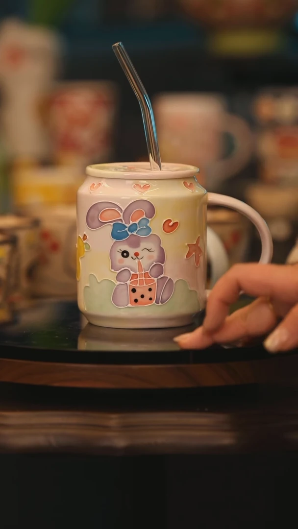 【闪购商品】摆件景德镇釉下彩绘设计师款式陶瓷