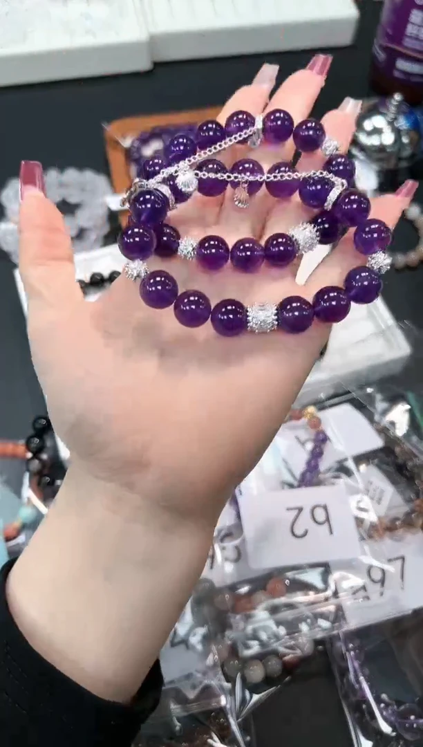 【闪购商品】水晶手串未镶嵌3b多样性发其一/1条默认微瑕