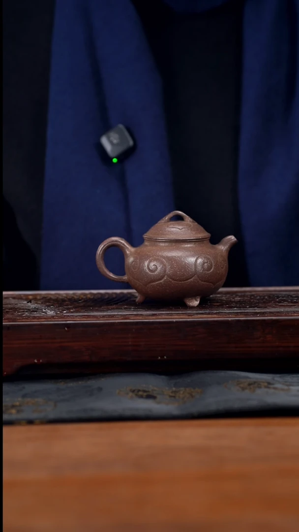 【闪购商品】紫砂茶壶黄龙山原矿段泥如意仿古15