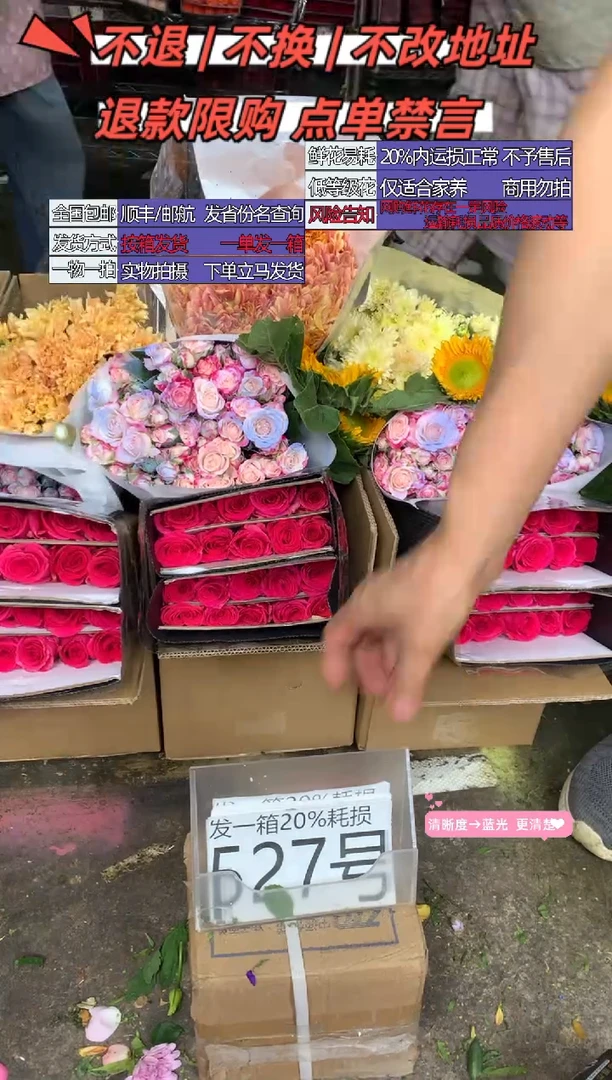 527号♥含20%耗损发一箱