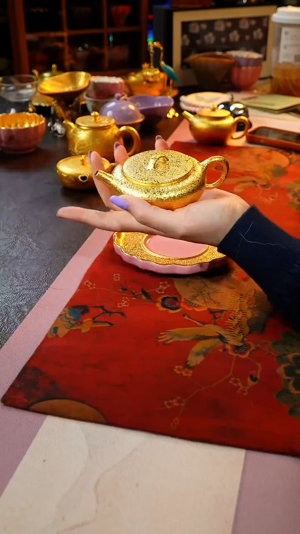 茶杯紫砂【宜景窑系列】金壶