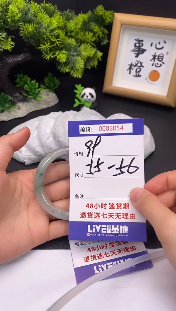 未镶嵌手镯翡翠0002054