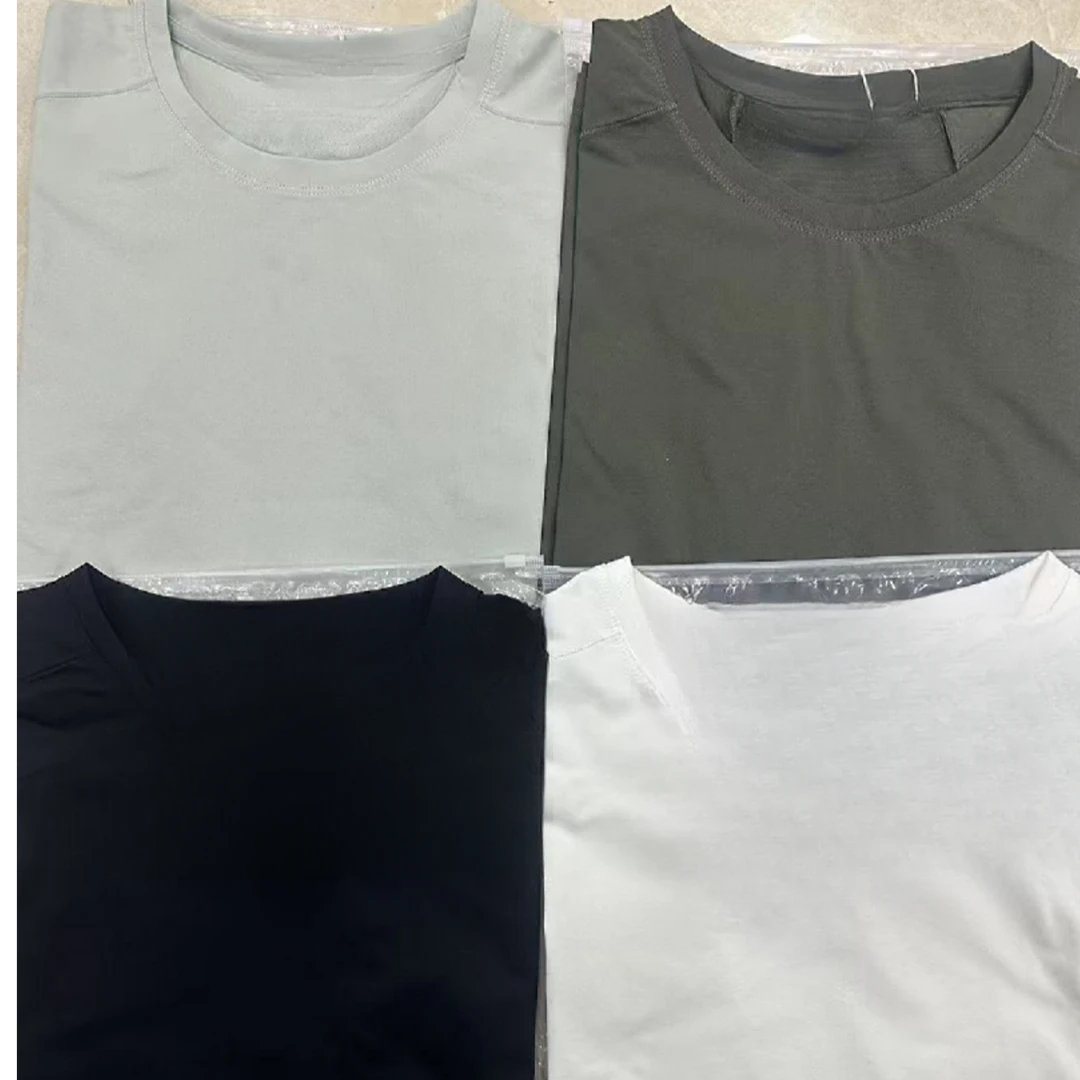 H家后拼网眼圆领衫T91M 008