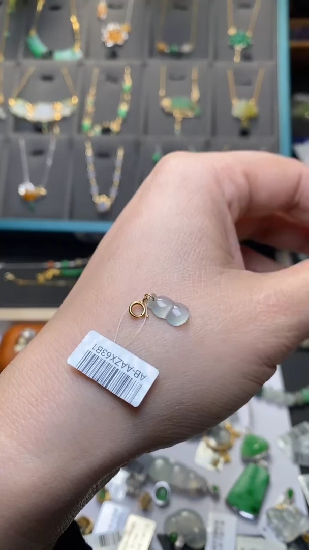 颈饰未镶嵌翡翠净货35934