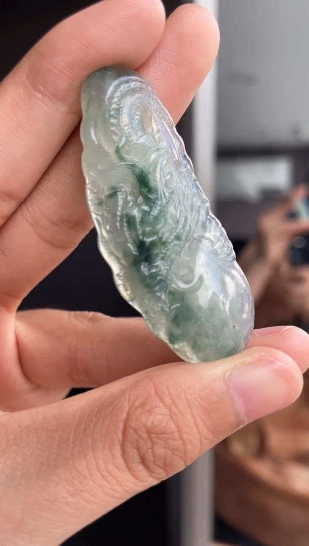 吊坠(不含链)未镶嵌翡翠天然缅甸A货翡翠