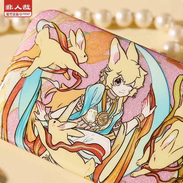 非人哉X敦煌第二弹画院联名瑞兽呈祥马口铁徽章盲盒