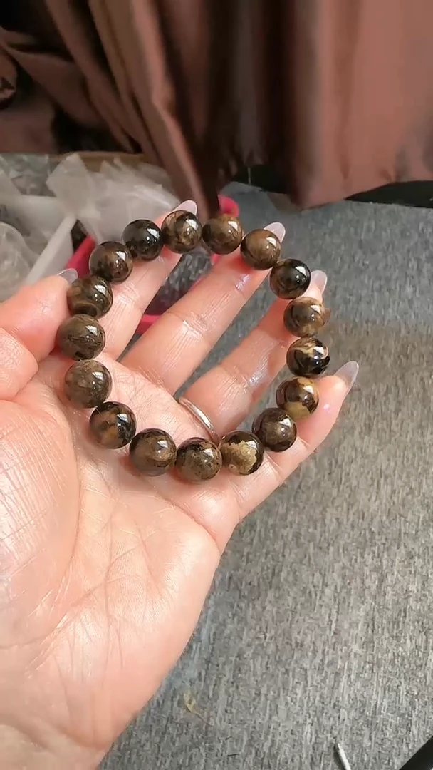 【闪购商品】琥珀手链未镶嵌规格13根珀手串#78
