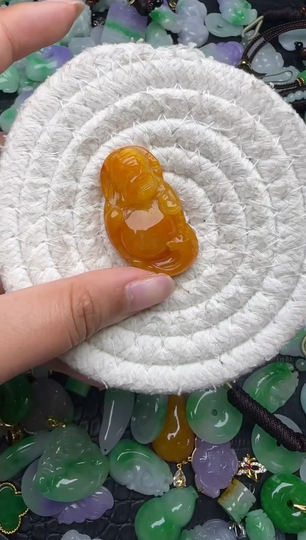 颈饰未镶嵌翡翠缅甸翡翠吊坠