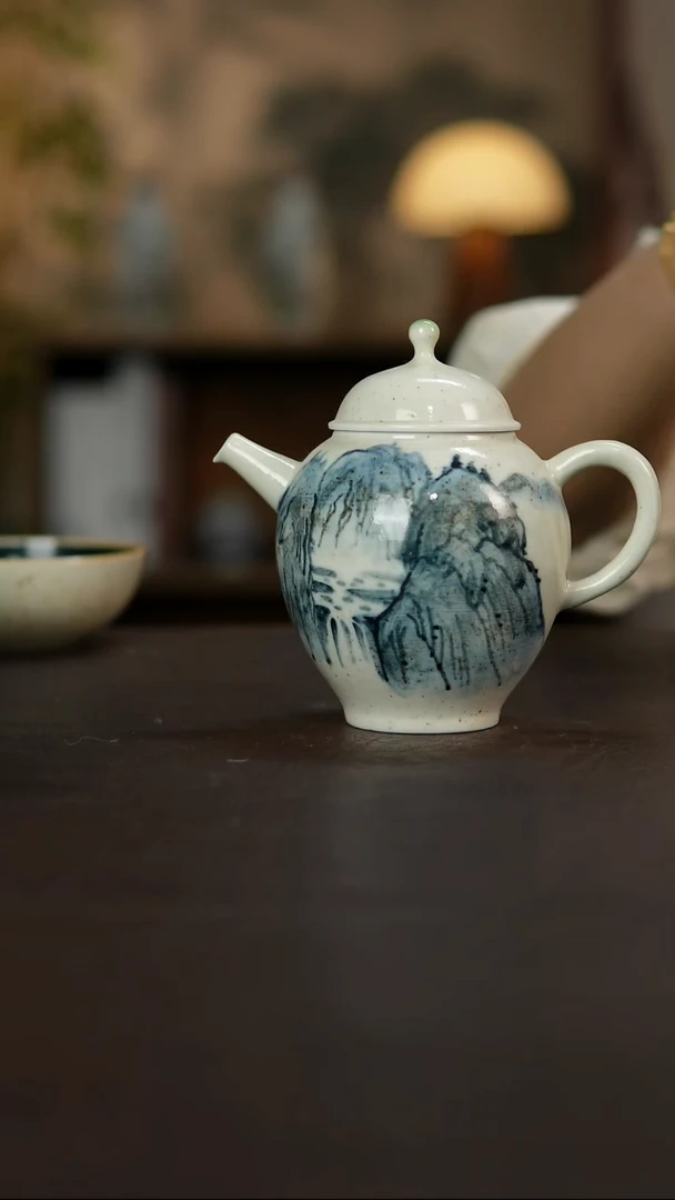 景德镇陶瓷杯碗柴烧多人