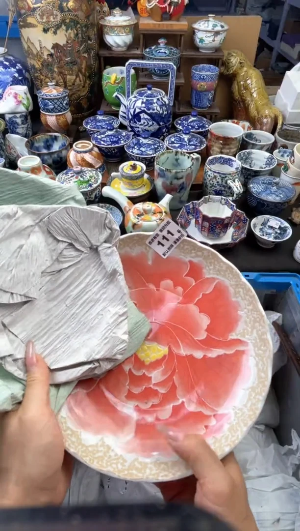 瓷片111号六六工艺品瓷器