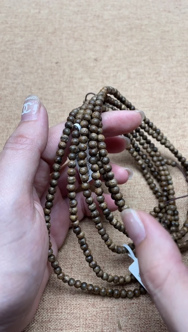 沉香手串菩萨棋沉香0.5圆珠多圈多样性发其一