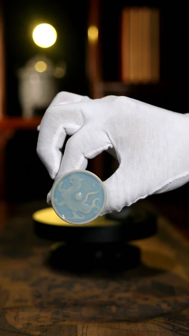 其他原矿天蓝釉新款盖置